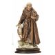 SAN FRANCESCO Statuetta statua statuina porcellana Capodimonte fatto a mano made in Italy