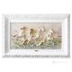 CAVALLI IN CORSA Quadro Bassorilievo Porcellana Capodimonte Made in Italy