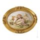 SCENA PASTORALE MAMMA CON BAMBINO Quadro Bassorilievo Porcellana Capodimonte Made in Italy