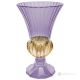 ADA Vaso dipinto a mano autentico moderno decorativo in vetro di qualità superiore.-Purple