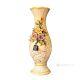 VASO Ceramica artistica stile Barocco dettaglio oro 24k Made in Italy