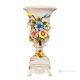 VASO Ceramica artistica stile Barocco dettaglio oro 24k Made in Italy