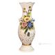 VASO Ceramica artistica stile Barocco dettaglio oro 24k Made in Italy