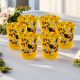 Set 6 bicchierini per liquore in vetro soffiato con murrine fatti a Murano Venezia