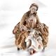 DAMA - Statuetta porcellana  Capodimonte, signora elegante e raffinata.