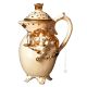 TEIERA Decorazione da tavolo centrotavola ceramica artistica stile Barocco colore oro 24k cristalli swarovski