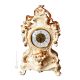 OROLOGIO DA TAVOLO Ceramica artistica stile Barocco dettaglio oro 24k Made in Italy