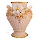 IONICO VASO Ceramica artistica stile Barocco dettaglio oro 24k Made in Italy