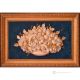 QUADRO decorativo ceramica artistica stile Barocco dettaglio oro 24k Made in Italy