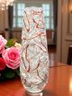 TRAVIATA Vaso dipinto a mano autentico moderno decorativo in vetro di qualità superiore.