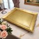 VASSOIO SAGOMATO in  legno decorato con foglia oro fatto e dipino a mano Firenze autentico Made in Italy