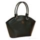ELISABETH Shopper tote borsa a mano donna vera pelle artigianale marrone