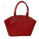 ELISABETH Shopper tote borsa a mano donna vera pelle artigianale rosso