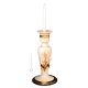 PORTACANDELE Portacandele candeliere ceramica artistica stile Barocco dettagli colore oro 24k Made in Italy