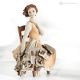 GIORNI AUTUNNO - Statuetta Capodimonte, romanticismo artigianale puro.