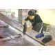 LA LAVANDAIA Dipinto acrilico su tela moderno Made in Italy 