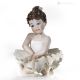 MARIE - Statuetta Capodimonte, ballerina di classe, arte in porcellana pregiata.
