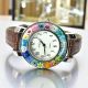 SPACE OROLOGIO da polso con Murrine vetro di Murano fatto a mano autentico Made in Italy