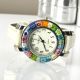 SPACE OROLOGIO da polso con Murrine vetro di Murano fatto a mano autentico Made in Italy