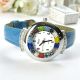 STAR OROLOGIO da polso con Murrine vetro di Murano fatto a mano autentico Made in Italy