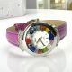 STAR OROLOGIO da polso con Murrine vetro di Murano fatto a mano autentico Made in Italy