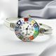RIALTO OROLOGIO da polso con Murrine vetro di Murano fatto a mano autentico Made in Italy