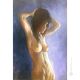 NUDO DI DONNA Dipinto acrilico su tela moderno Made in Italy 