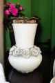 VASO Ceramica artistica stile Barocco dettaglio in platino Made in Italy
