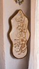FIORI Decorazione da appendere ceramica artistica stile Barocco dettaglio oro 24k Made in Italy
