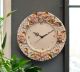 OROLOGIO Orologio da Paretein ceramica artistica in stile Barocco fatto e dipinto a mano autentico Made in Italy
