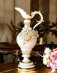 SPLENDIDA ANFORA Vaso ceramica artistica stile Barocco dettaglio oro 24k Made in Italy