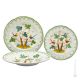 PIATTI UCCELLI Collezione set servizio piatti stoviglie ceramica di Castelli fatto dipinto a mano Made in Italy