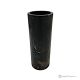 VASO cilindrico in marmo nero Michelangelo, pietra naturale, fatto a mano, design esclusivo.