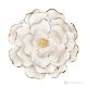 DALIA ORO – Fiore da appendere in porcellana di Capodimonte, dettagli oro 24K