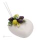 OLIVE – Profumatore, diffusore per ambienti, ceramica di Capodimonte, fatto a mano