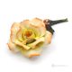 ROSA TERRA – Fiore da appendere in porcellana di Capodimonte, realizzato a mano, alta qualità