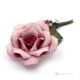 ROSA PORPORA – Fiore da appendere in porcellana di Capodimonte, realizzato a mano, alta qualità