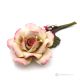 ROSA – Fiore da appendere in porcellana di Capodimonte, realizzato a mano, alta qualità
