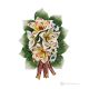ORCHIDEE - Ramo di fiori per parete, porcellana di Capodimonte pregiata, realizzato a mano