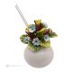 CELESTE – Profumatore, diffusore per ambienti, ceramica di Capodimonte, fatto a mano