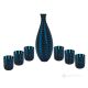 LIQUORE MURRINE Set 6 bicchieri shot con bottiglia in vetro di Murano Made in Italy