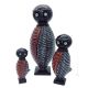 GUFO vetro soffiato di Murano murrine artigianato autentico Made in Italy