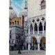 PALAZZO DUCALE Dipinto su tela Massimo Scarpa con tecnica a encausto