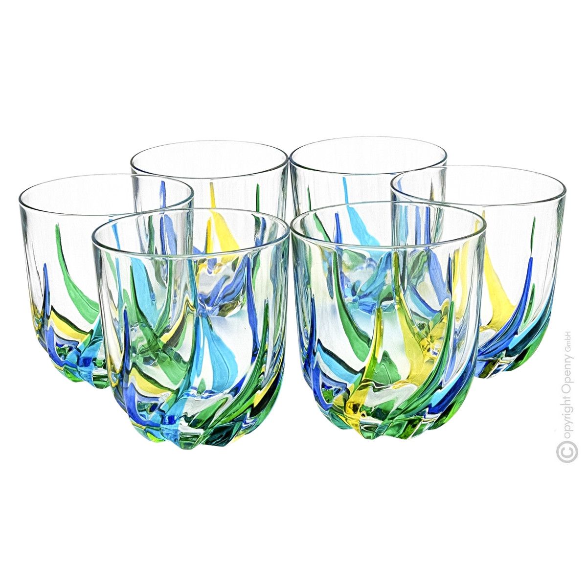 Boteghe - Real Made in Italy - Bicchieri Tumbler in cristallo Veneziano