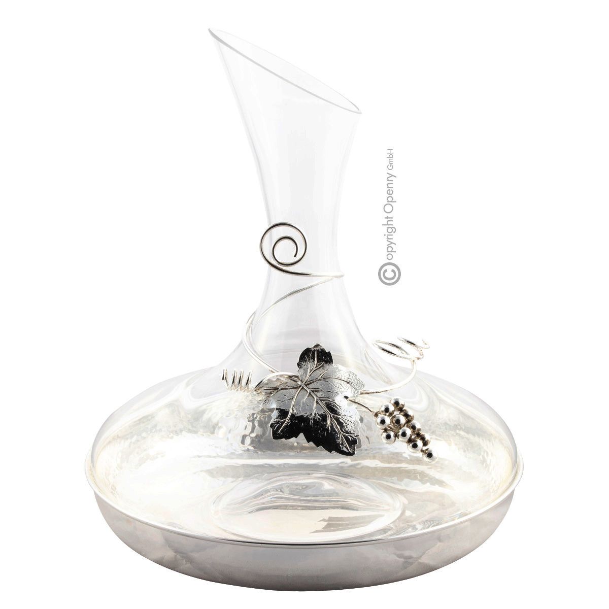 Boteghe -Real Made in Italy– Unique fine carafe decanter silver plated