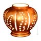LAMPADA da tavolo abat-jour ceramica artistica stile Barocco dettaglio oro 24k Made in Italy