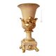 IMPERO VASO Ceramica artistica stile Barocco dettaglio oro 24k Made in Italy