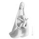 MADRE GIOIOSA Maria con Gesù statuetta statuina porcellana classica Capodimonte fatta a mano autentica Made in Italy A17*L11cm
