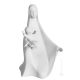 MADRE ACCOGLIENTE Maria con Gesù statuetta statuina porcellana classica Capodimonte fatta a mano autentica Made in Italy A17*L10cm