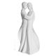 GLI SPOSI statuetta statuina porcellana classica Capodimonte fatta a mano autentica Made in Italy A39*L17cm